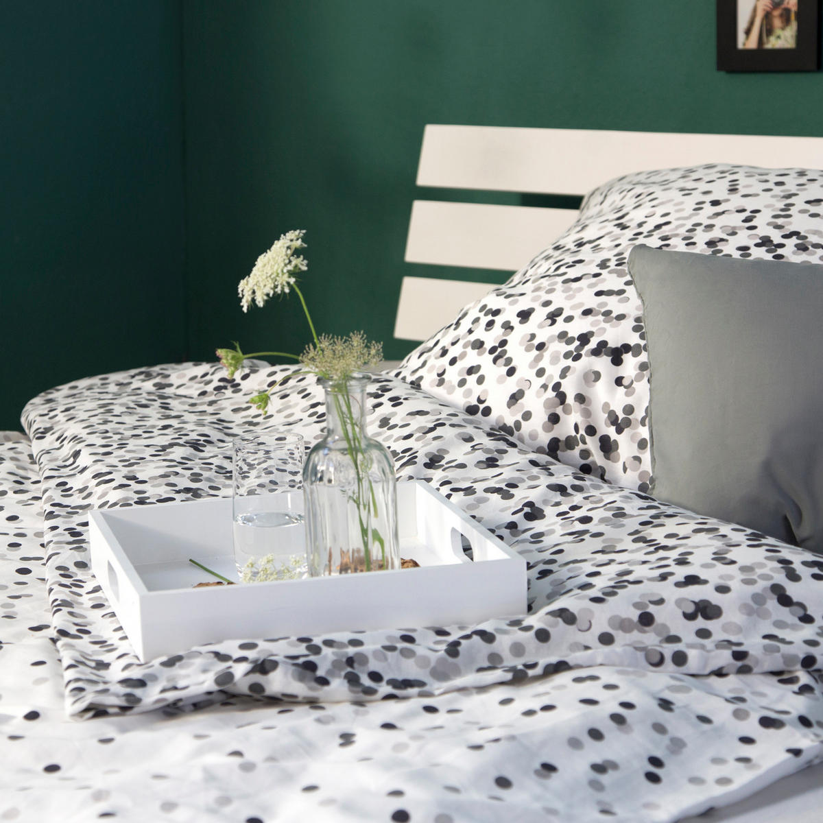 HOLZBETT Weiss 180/200 cm Doppelbett mit Lattenrost - Weiß, Holz (180/200cm) - Homestyle4u