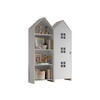 REGALSCHRANK Set Kania 115x37x171 MDF Weiß /Weiß - Weiß, Holzwerkstoff (115/171/37cm) - 58aufmkessel