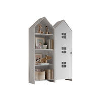 REGALSCHRANK Set Kania 115x37x171 MDF Weiß /Weiß - Weiß, Holzwerkstoff (115/171/37cm) - 58aufmkessel