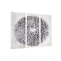 LEINWANDBILD 3-TEILIG Grau 90/90 cm - Grau, Textil (90/90cm) - KUNSTLOFT