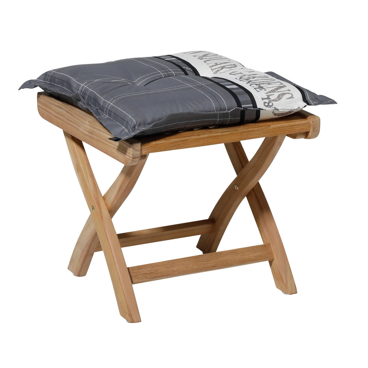 SITZKISSEN Madison 50/50 cm 4er-Set - Grau, Textil (50/5/50cm) - Madison