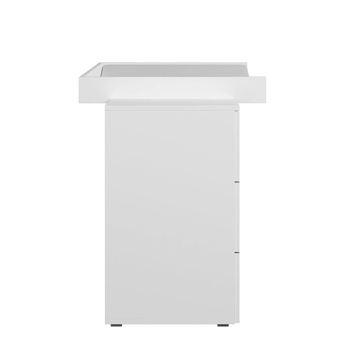 DJEČJA KOMODA Lio Matt bijelo - bijela, drvni materijal (80/90/48cm) - Petits-meubles