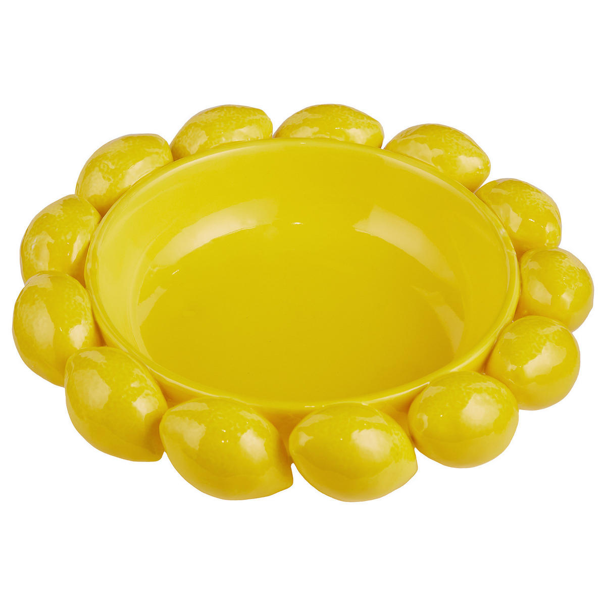 TELLER Lemon Ø25cm - Gelb, Keramik (6cm) - Butlers
