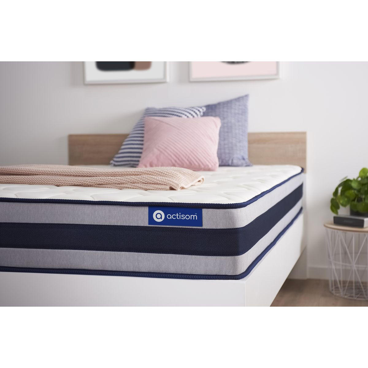 MATRATZE Actilatex ergo Latex und Memory-Schaum 100 x 200 cm h3 - Weiß, Textil (100/200cm) - ACTISOM