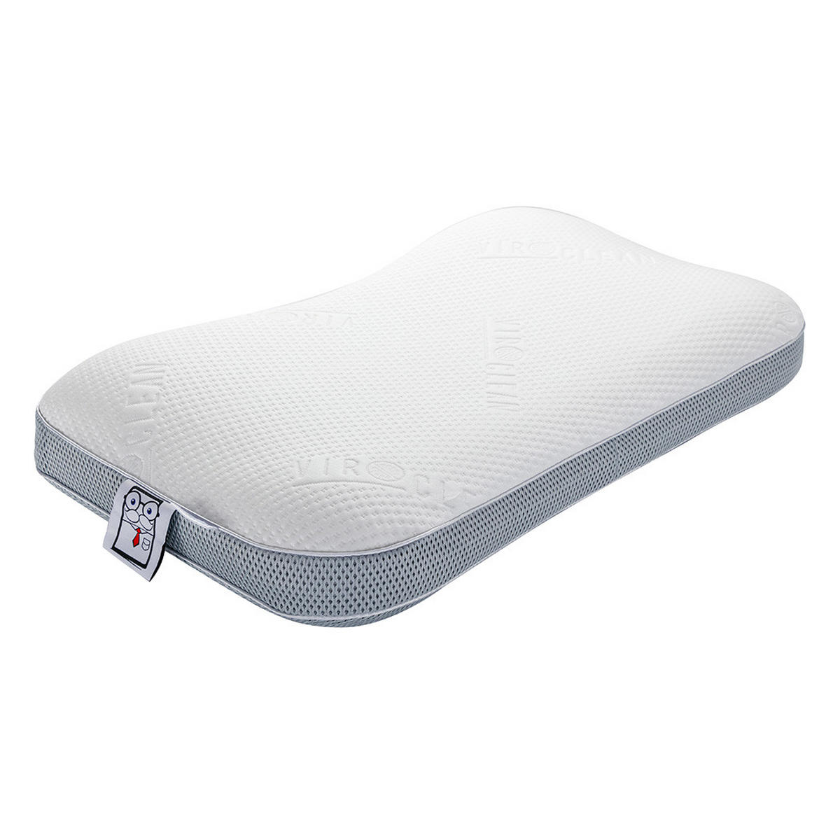 KOPFKISSEN Relaxity Ergotech - Weiß, Textil (66/37cm) - Mr Mattress