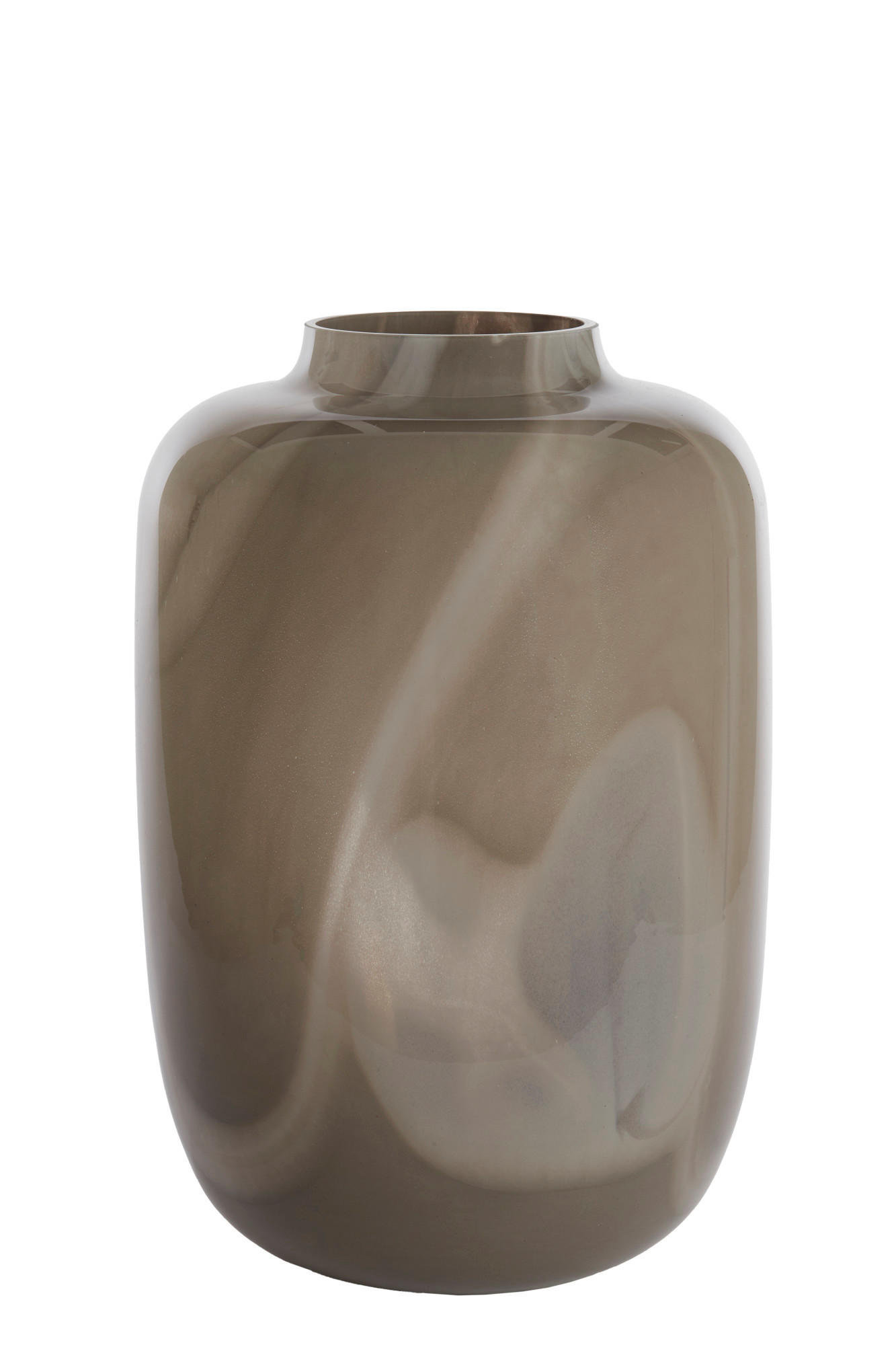 VASE Kobala Grau Ø34/50 cm - Grau, Glas (34/50cm) - Light & Living