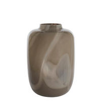 VASE Kobala Grau Ø34/50 cm - Grau, Glas (34/50cm) - Light & Living