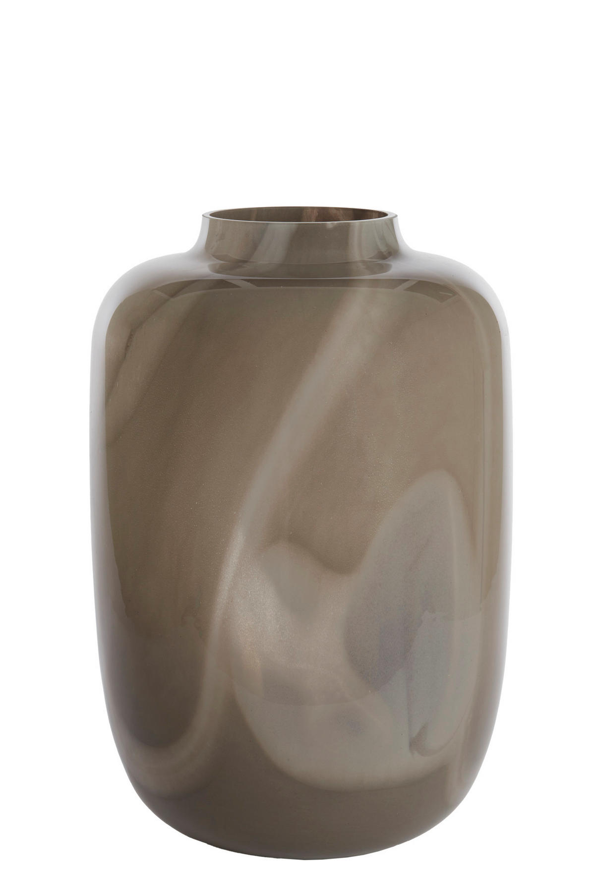 VASE Kobala Grau Ø34/50 cm - Grau, Glas (34/50cm) - Light & Living