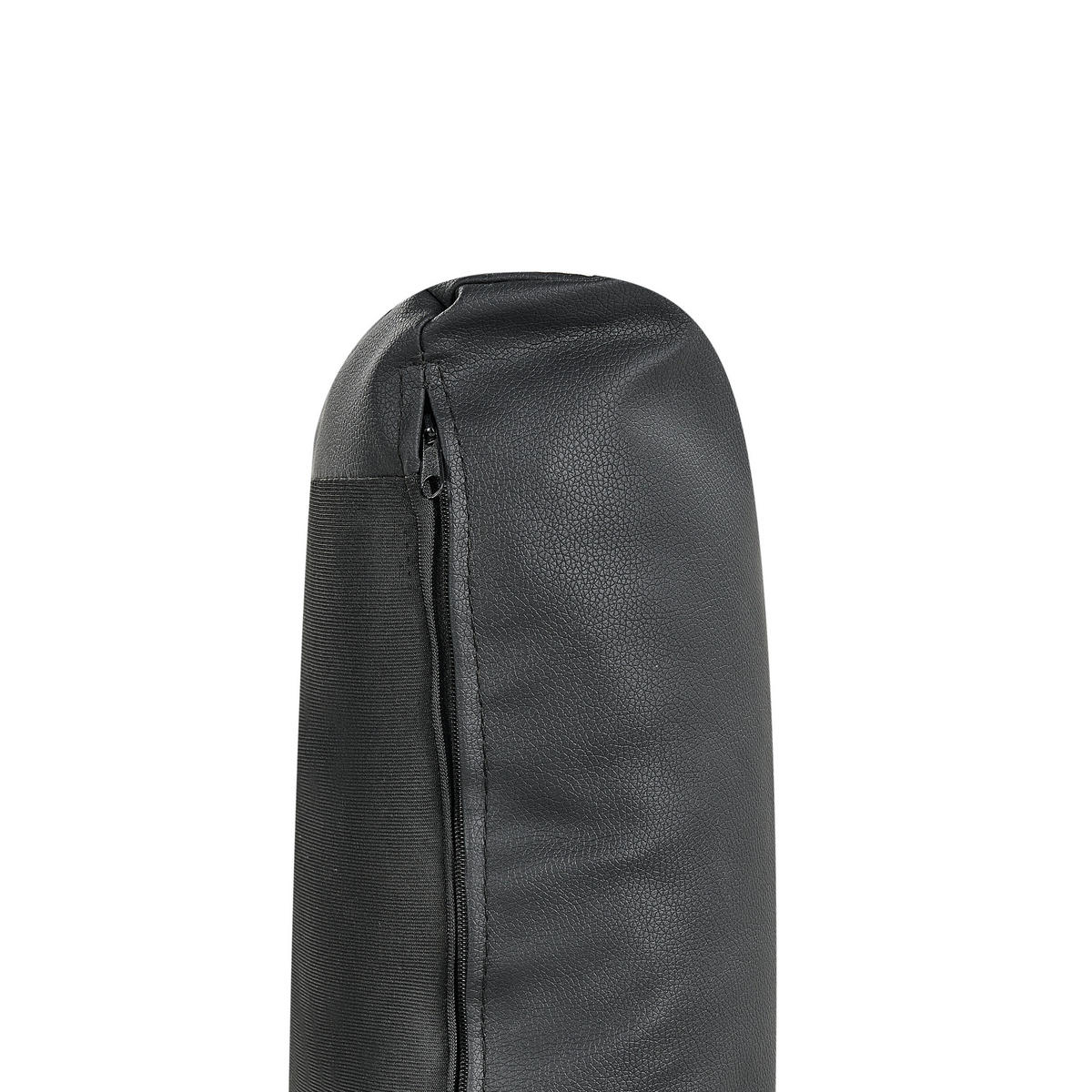 ECKMODUL Kunstleder Schwarz Unstad - Schwarz, Kunststoff (76/72/76cm) - Beliani