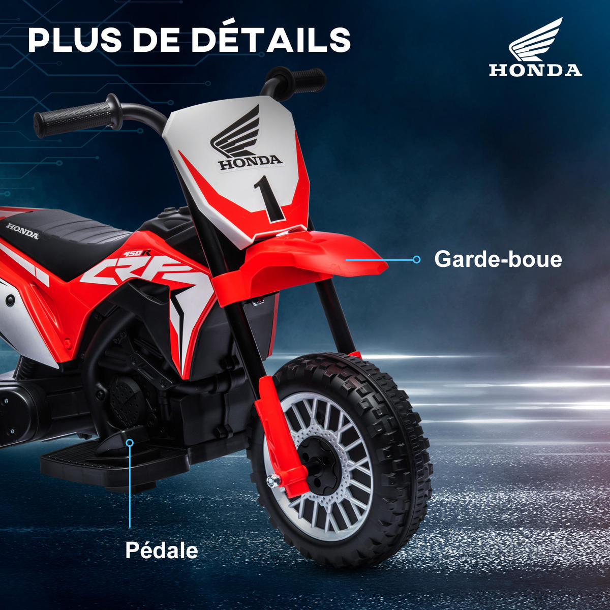 ELEKTRO-MOTORRAD DE-13150 3 Räder Rot - Rot, Kunststoff (71/40.5/43cm) - ComfortXL