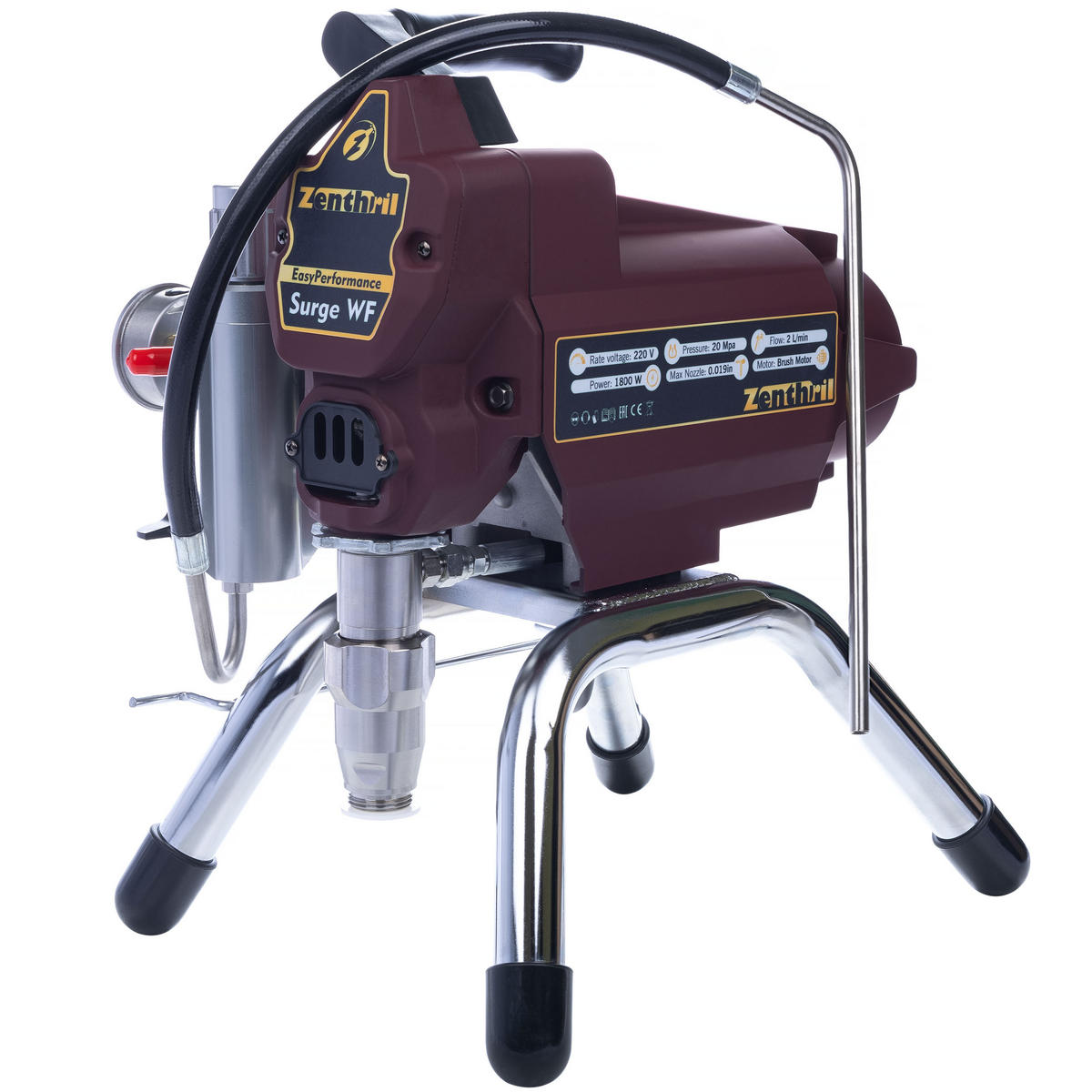 FARBSRITZGERÄT Surge WF - 1800 W, 20 MPa, 2 l/min, max. Düse 0,019” - Multicolor, Kunststoff