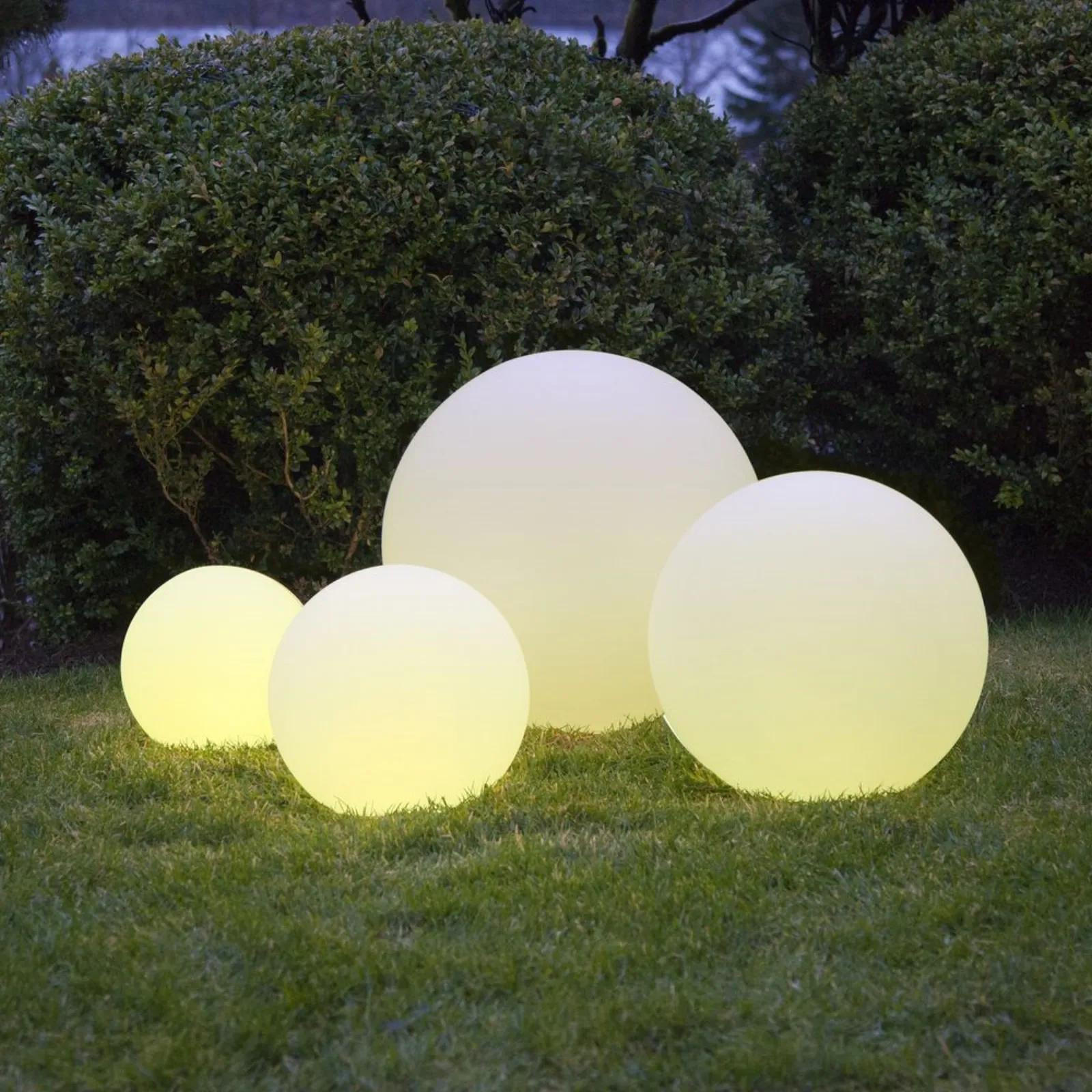 GARTENKUGELN Twilights Weiß - Weiß, Kunststoff (15/15/28.5cm) - click-licht
