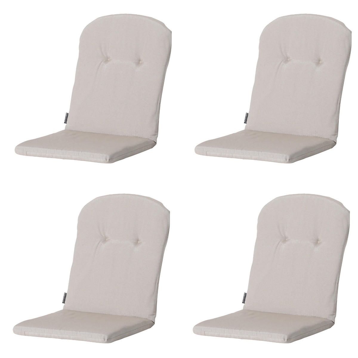 GARTENSTUHLKISSEN Panama 96/45 cm 4er-Set - Beige, Textil (45/5/96cm) - Madison