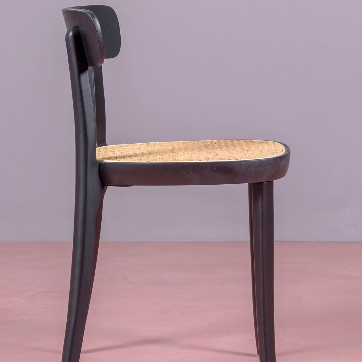 STUHL Holz Schwarz - Schwarz, Holz (44/75/45cm) - Nest Dream