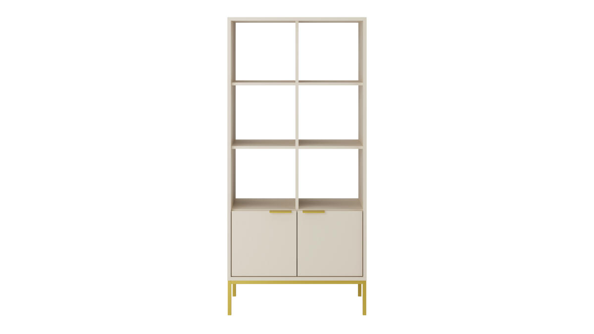 BÜCHERREGAL Austin 40/171,3/80 cm - Beige, Holzwerkstoff (40/171/80cm) - Kocot Kids