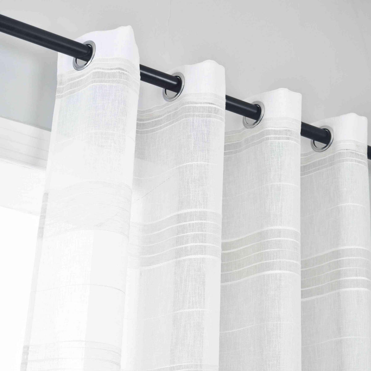 VORHANG 2ER SET »Frankfurt« HxB 245x140 cm Taupe - Taupe, Textil (140/245cm) - Gardinenbox