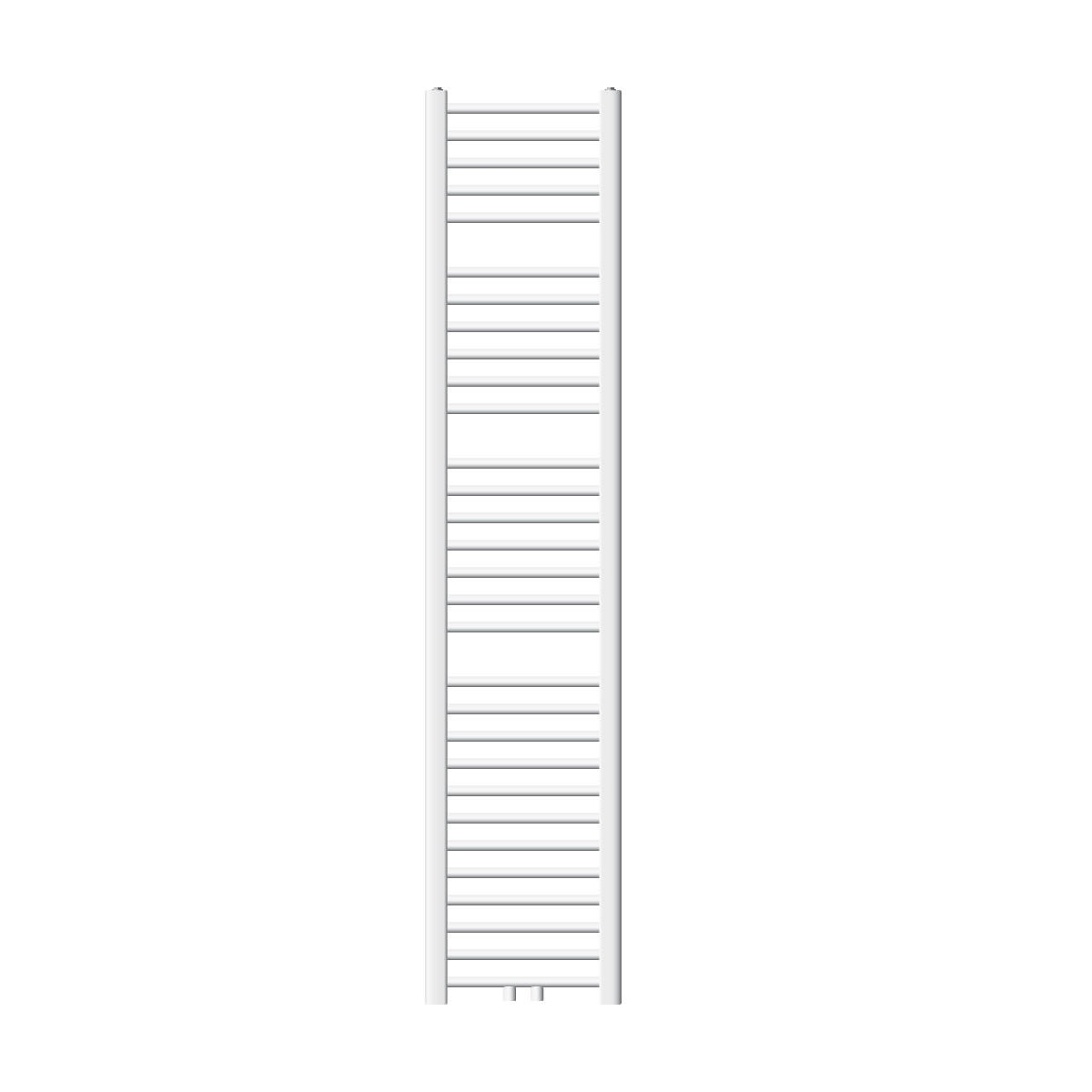 BADHEIZKÖRPER Sahara 300x1800 mm Weiß gerade mit Mittelanschluss - Weiß, Metall (30/180/3cm) - LuxeBath