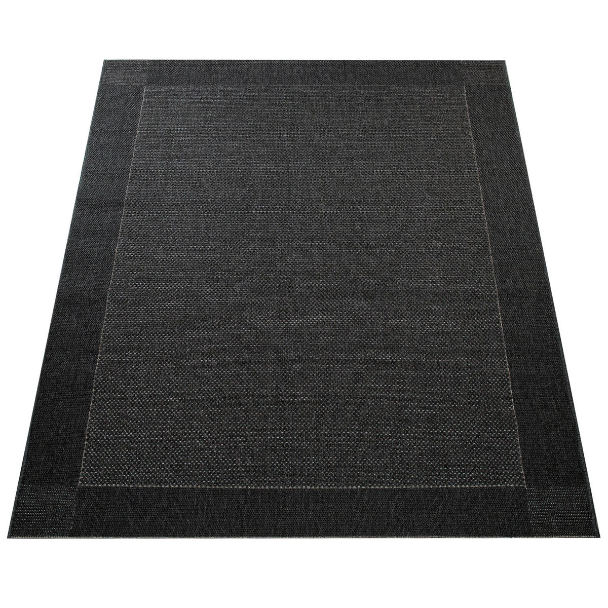 OUTDOORTEPPICH 120/170 cm Waregem 621 - Schwarz, Textil (120/170cm) - Paco Home