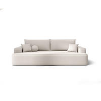 SOFA mit Schlaffunktion FIGO Curio 02 - Creme, Textil (250/75/150cm) - Bedante