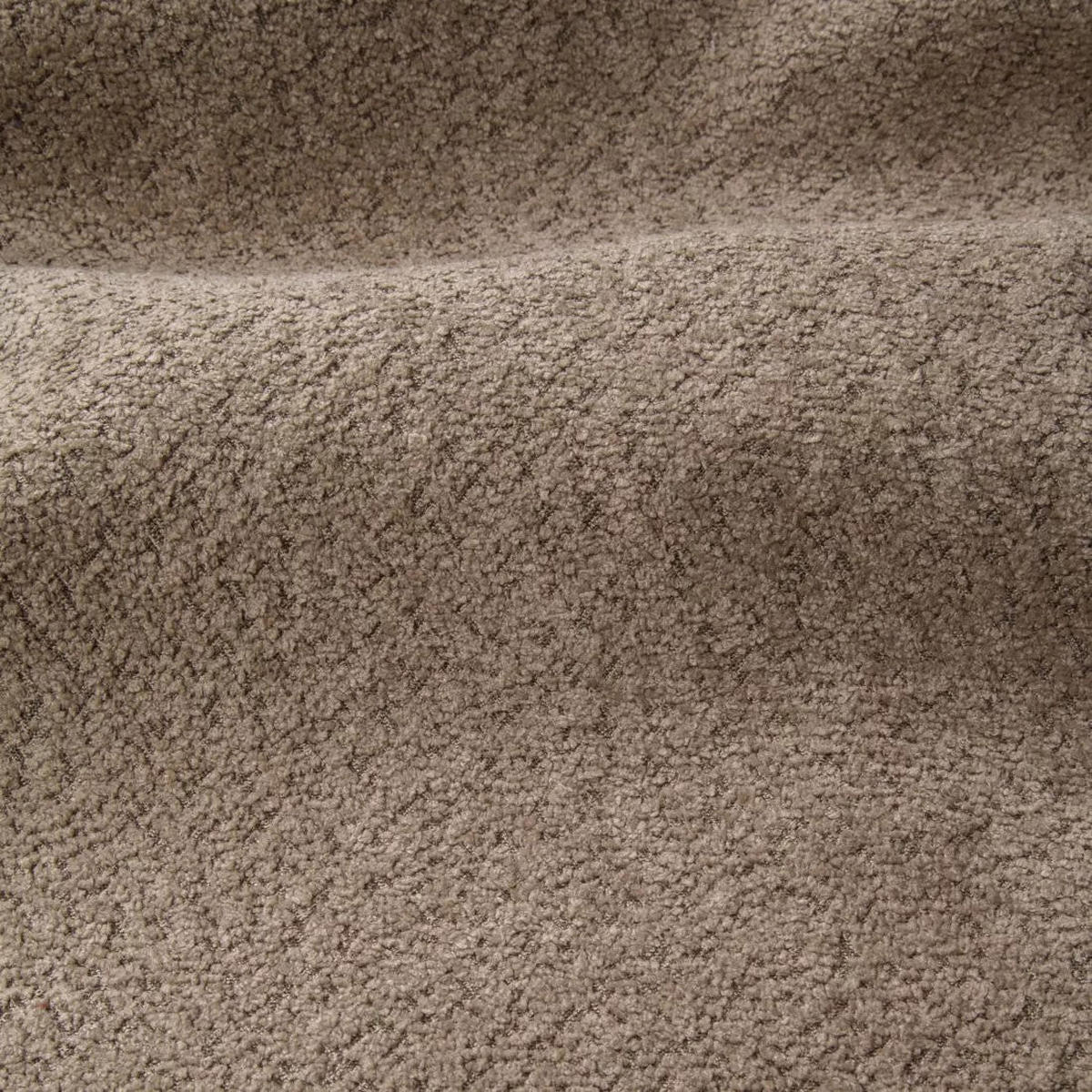 ECKSOFA RECHTS Bouclé-Stoff Taupe 230cm - Taupe, Textil (230/155cm) - Sia Home