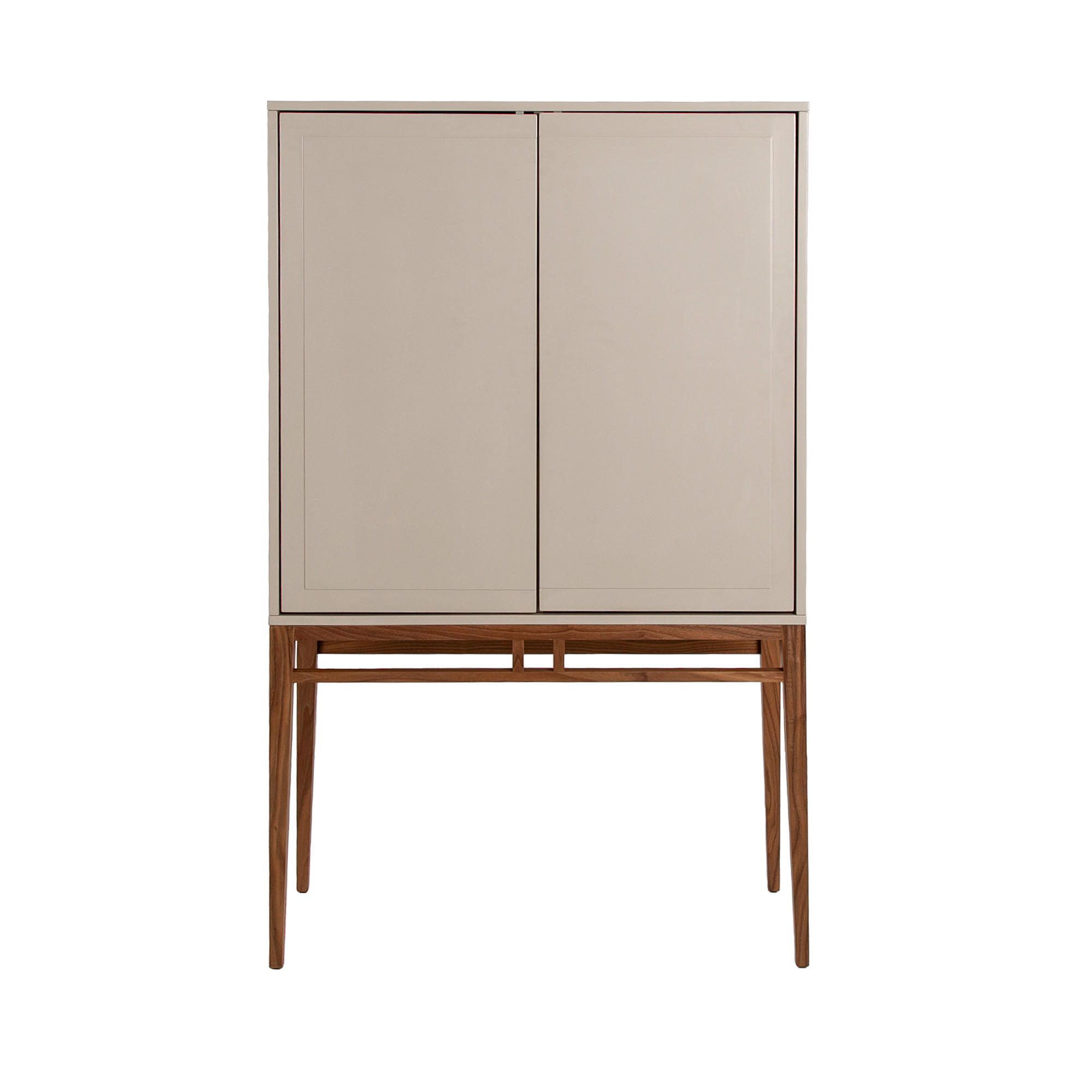 HIGHBOARD Walnuss Grau 90/40/150 cm - Walnussfarben/Grau, Holz (90/150/40cm) - ANGEL CERDA