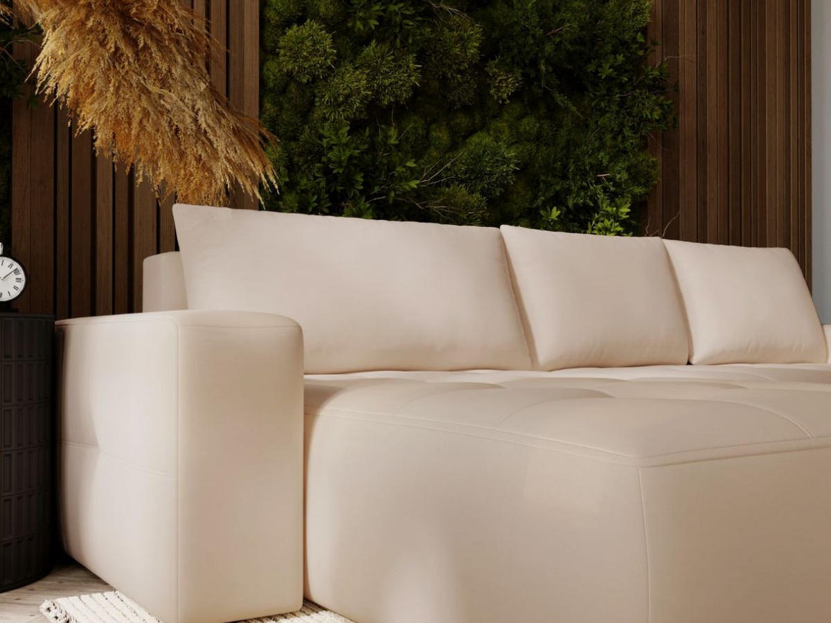 ECKSOFA Portland Beige Links - Beige, Holz/Kunststoff (165/250cm) - Graingold