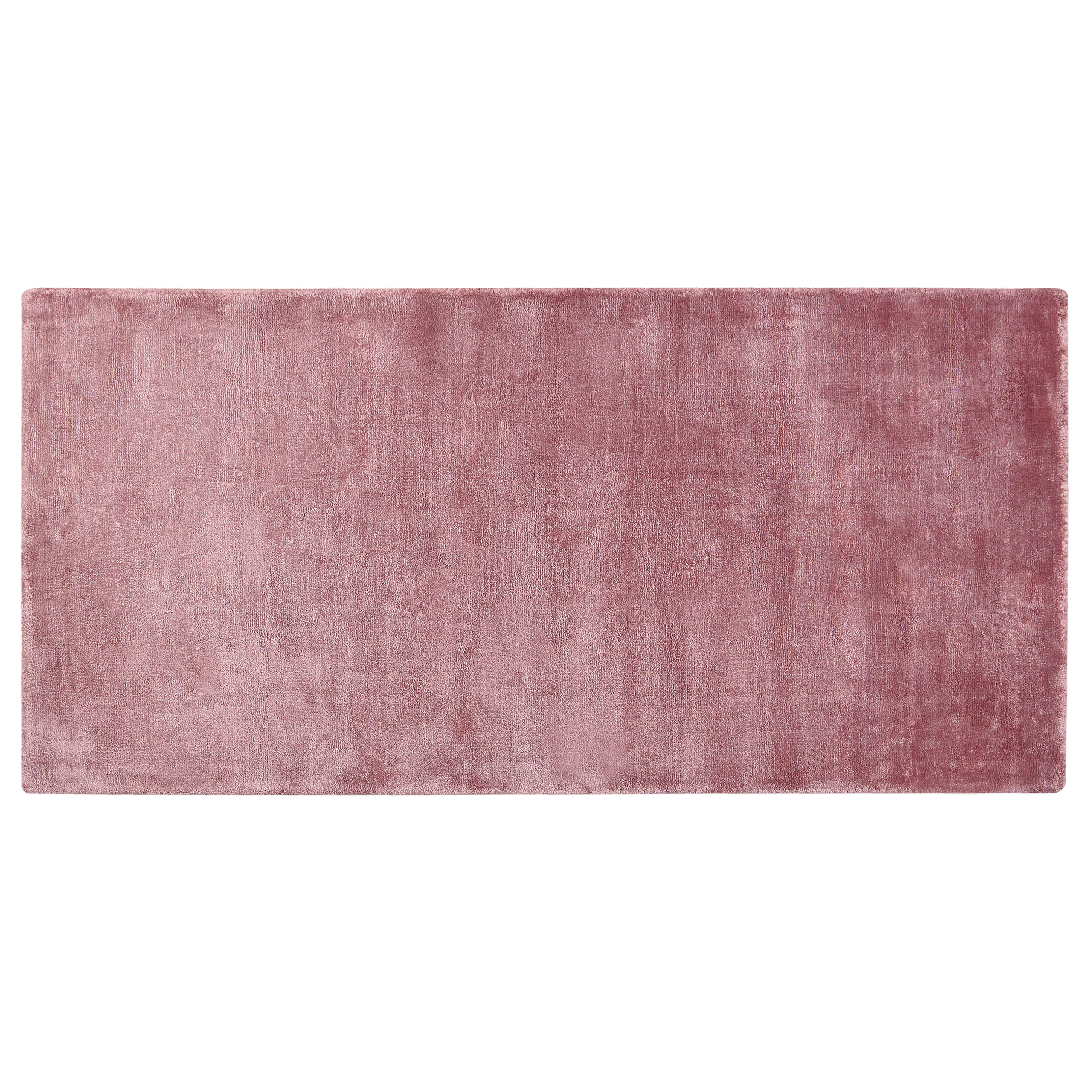 KURZFLOR-TEPPICH Gesi II 150/80 cm - Pink, Naturmaterialen (80/150cm) - Beliani