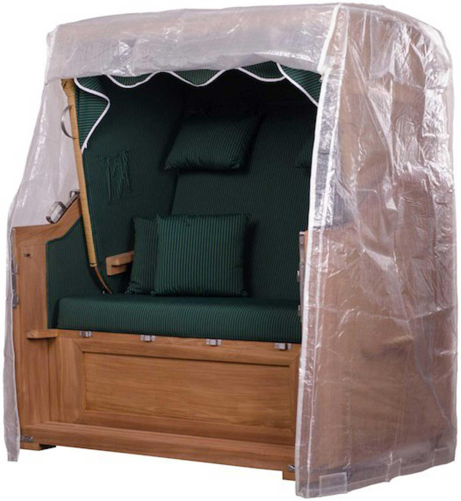 STRANDKORB Schutzhülle Basic PVC - 2,5-Sitzer - Größe XL - transparent - Transparent, Kunststoff (145/170/95cm) - bene living