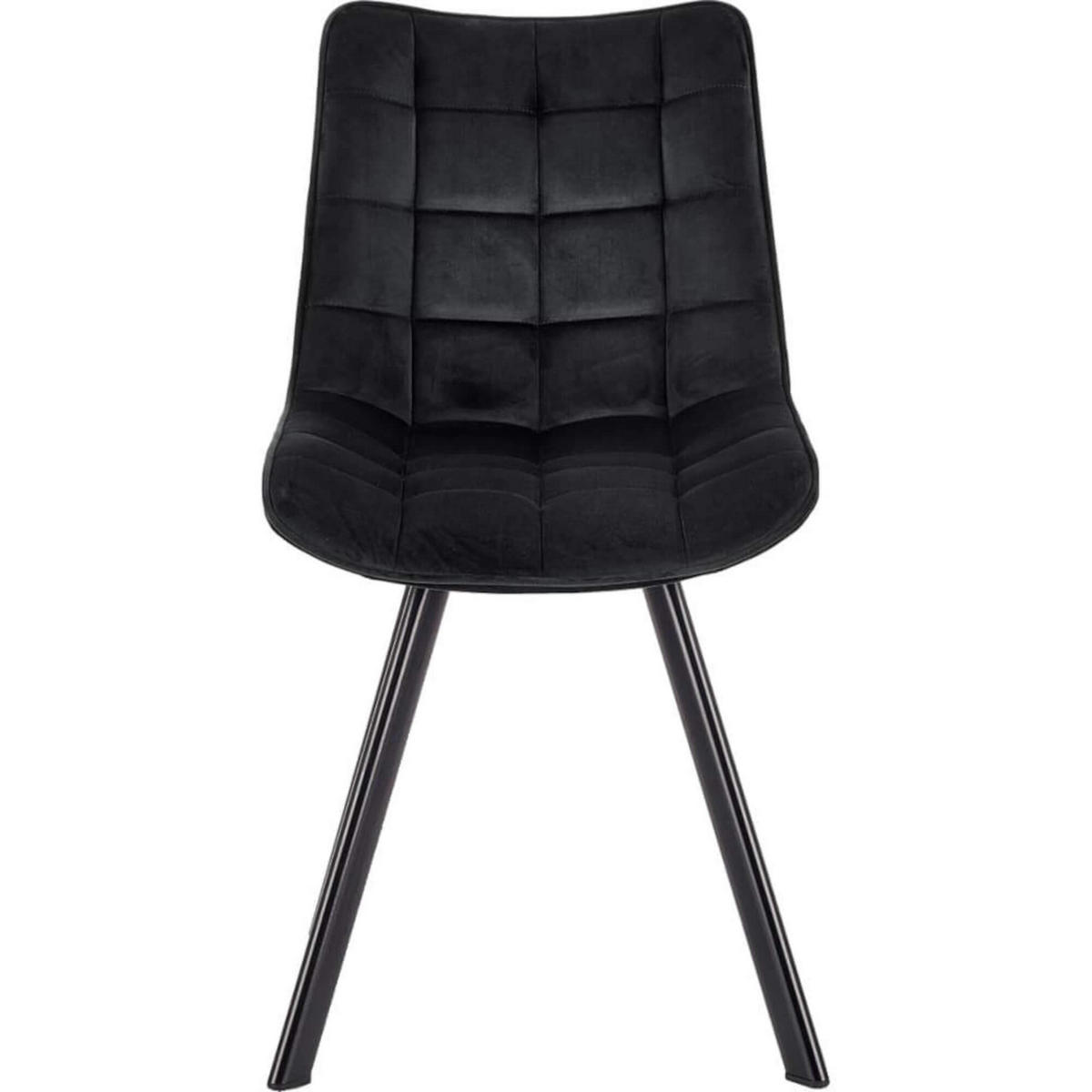STUHL MODI K332 - Schwarz, Holzwerkstoff/Metall (46/84/61cm) - Meblini