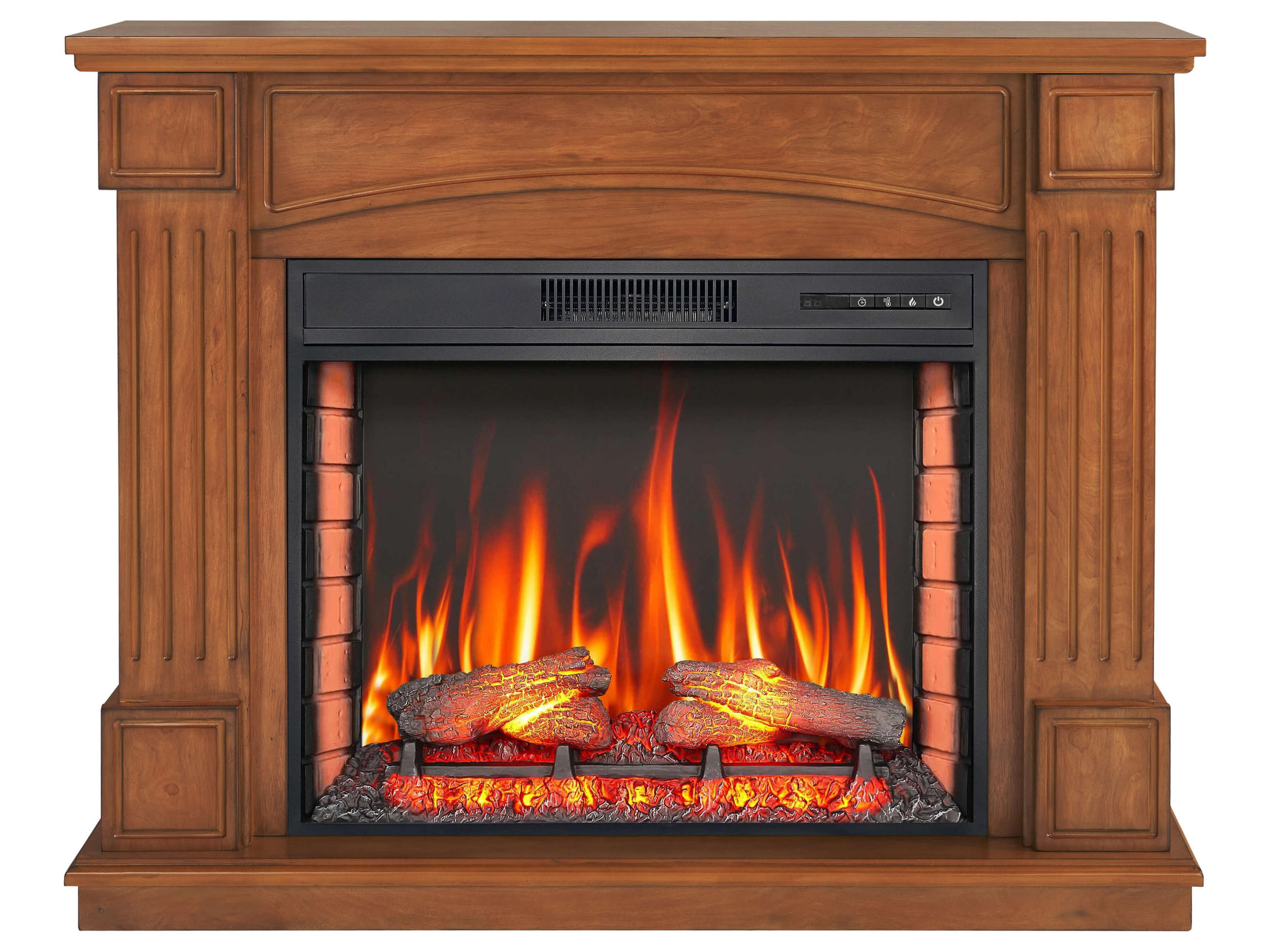 ArtiFlame Elektrokamin Braun 114x90.3x34 cm