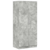DREHTÜRENSCHRANK Duty 80/52/180 cm - Grau, Holzwerkstoff (80/180/52cm) - Nettlife
