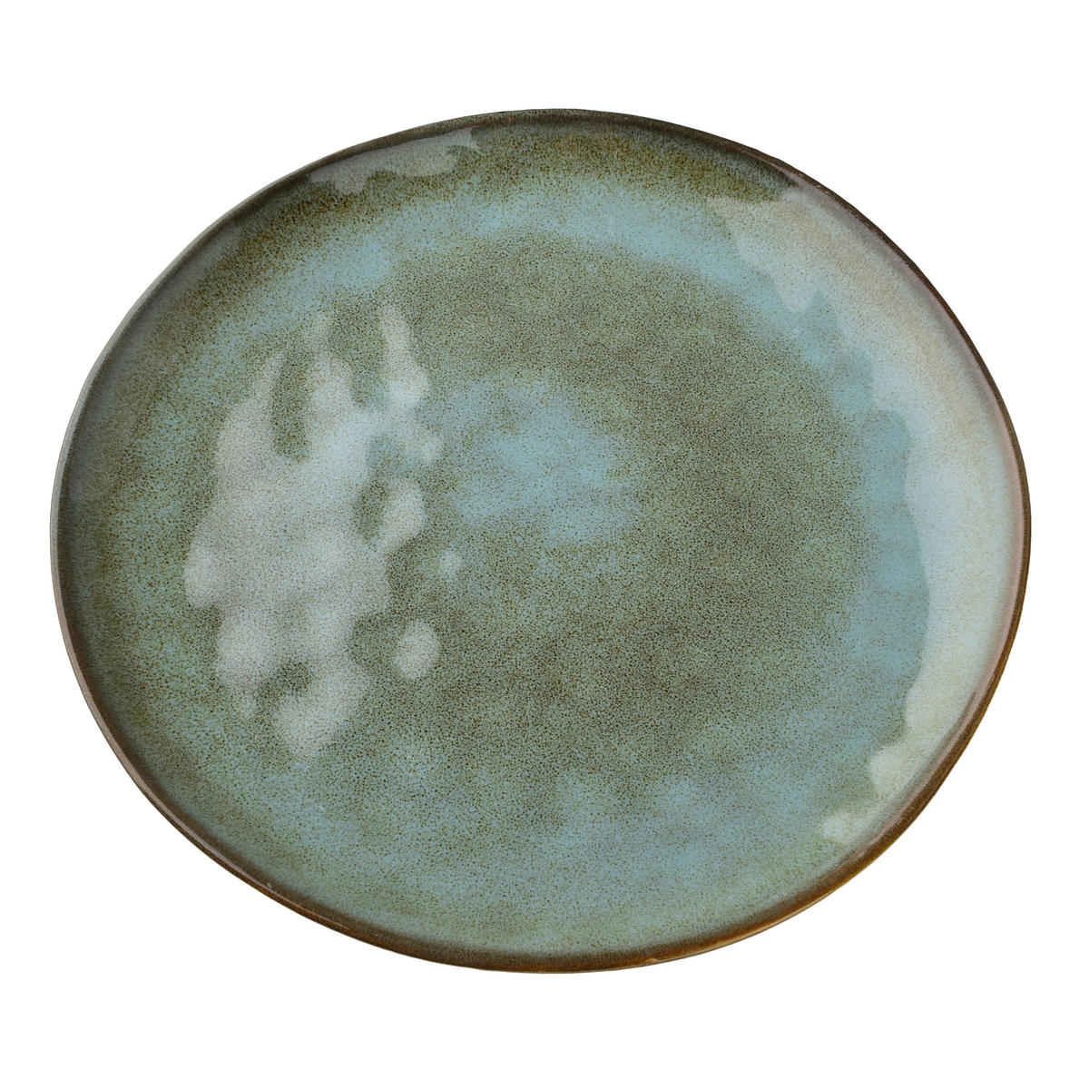 TELLER Basic Nature Grün 29x29x3 cm Keramik - Grün, Keramik (29/29/3cm) - Mondex