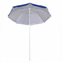 SONNENSCHIRM 160/160/205 cm Blau (Keine Basis) - Blau, Metall (150/150cm) - Oxeza
