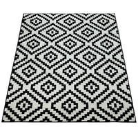 KURZFLORTEPPICH 70/140 cm Stella 400 - Schwarz, Textil (70/140cm) - Paco Home