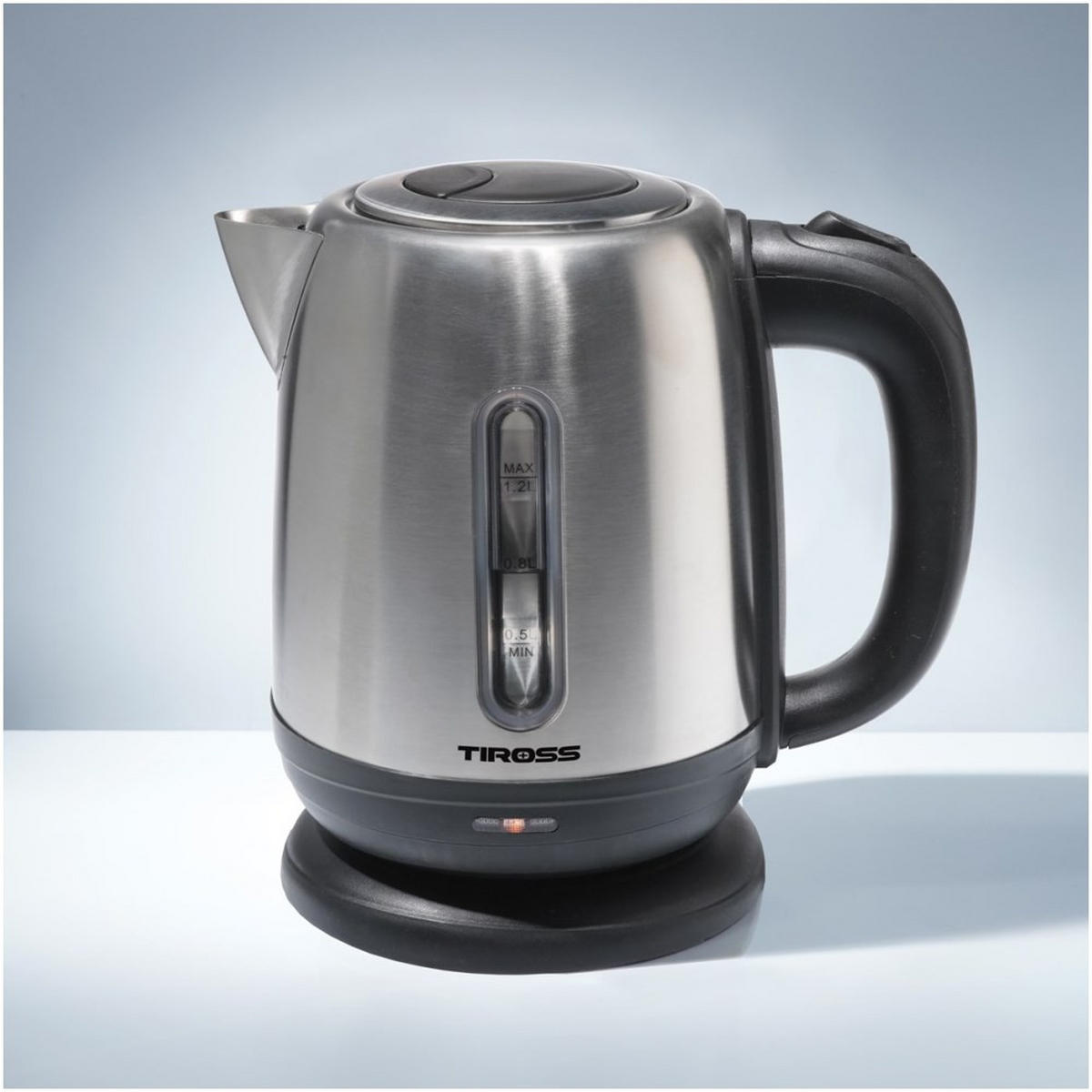 WASSERKOCHER ELEKTRISCH Silber 15/15/21 cm TS2709 - Silberfarben, Metall (15/21/15cm) - Tiross 