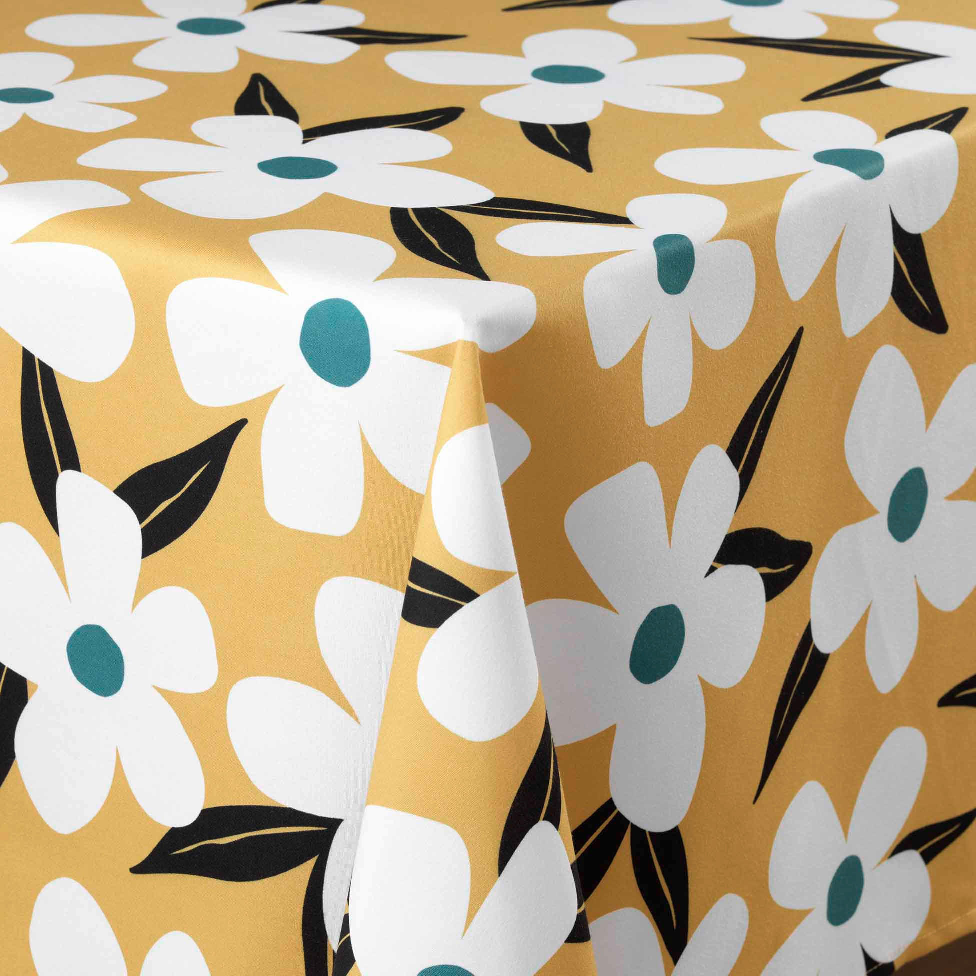 TISCHDECKE Darcy 140/240 cm - Gelb, Textil (140/240cm) - Douceur d´intérieur