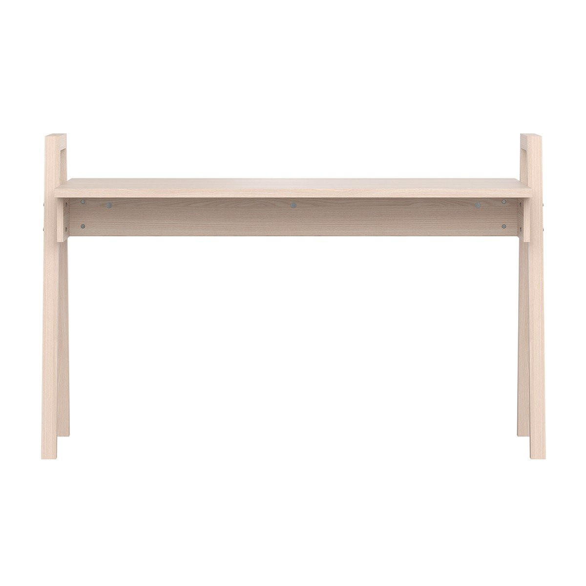 SCHREIBTISCH mit Holzdekor und Beinen aus massiver Eiche L128 cm - SPOT - Braun, Holzwerkstoff (128/68/81.5cm) - Calicosy