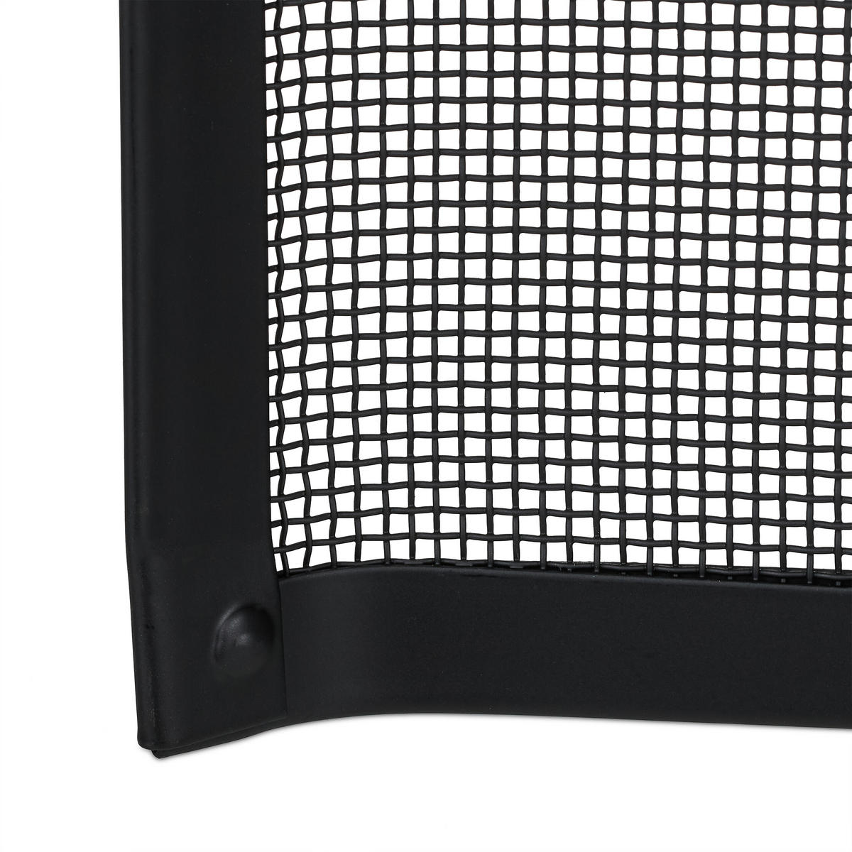 FUNKENSCHUTZGITTER - Schwarz, Metall (54/61/9cm) - Relaxdays