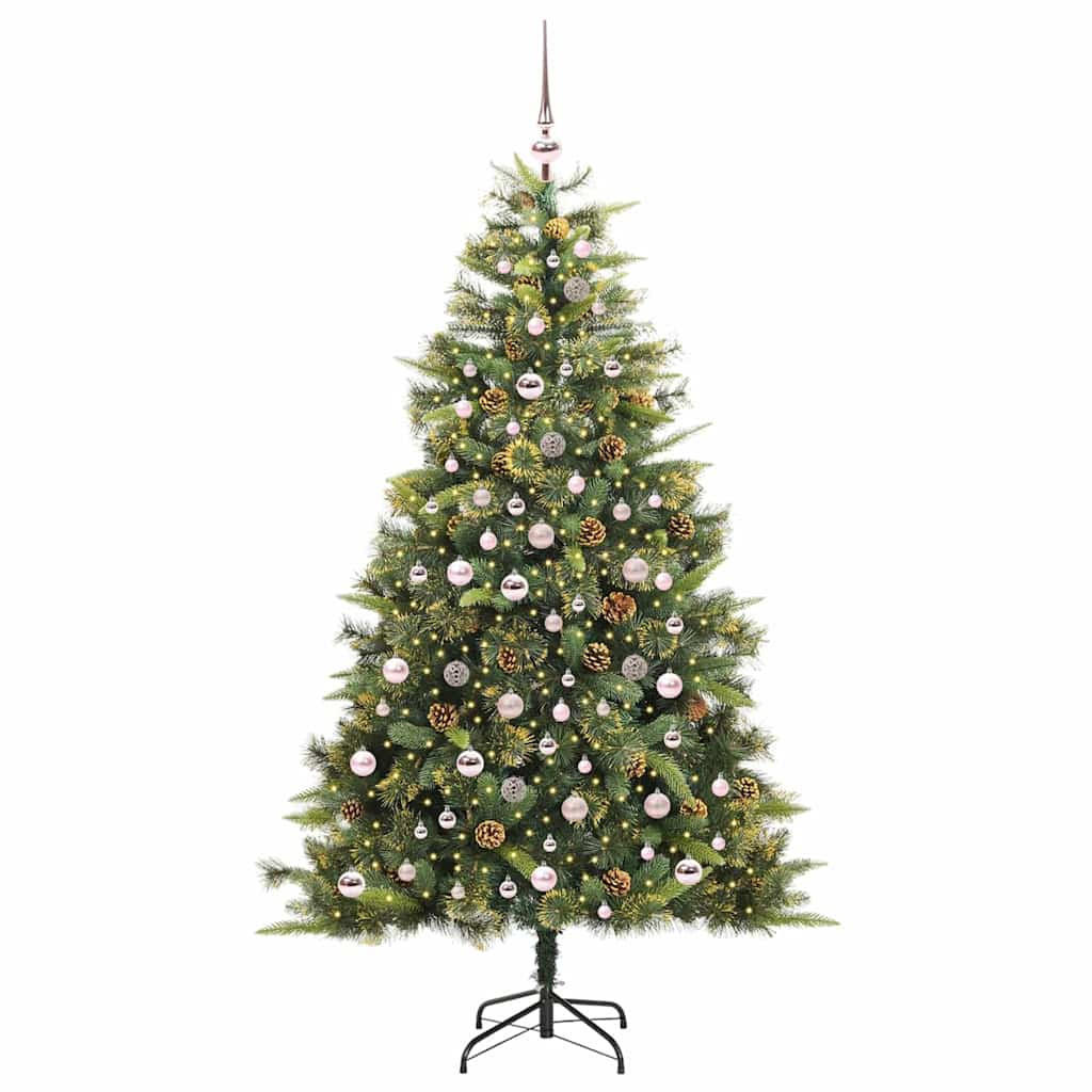 vidaXL Weihnachtsbaum Grün 210 cm