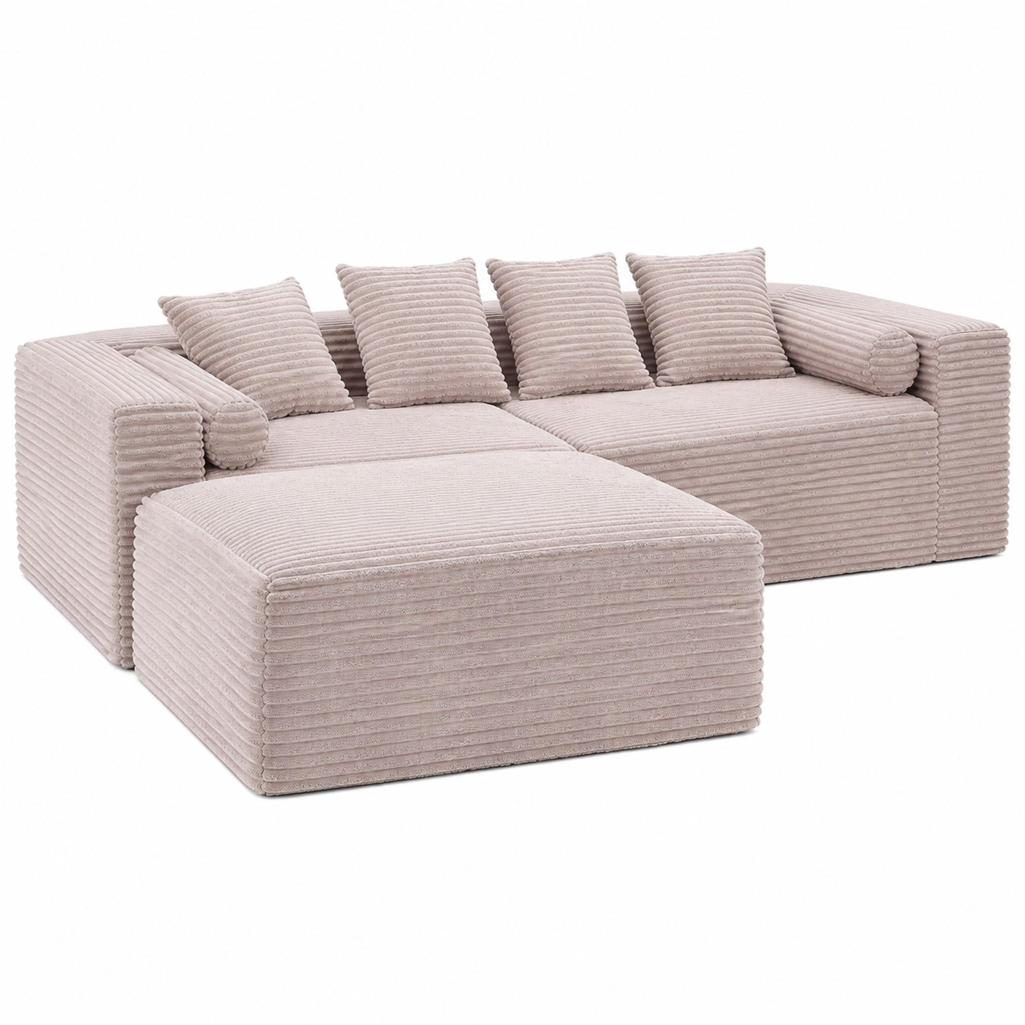 Meubliv Sofa Beige 266x110.01 cm