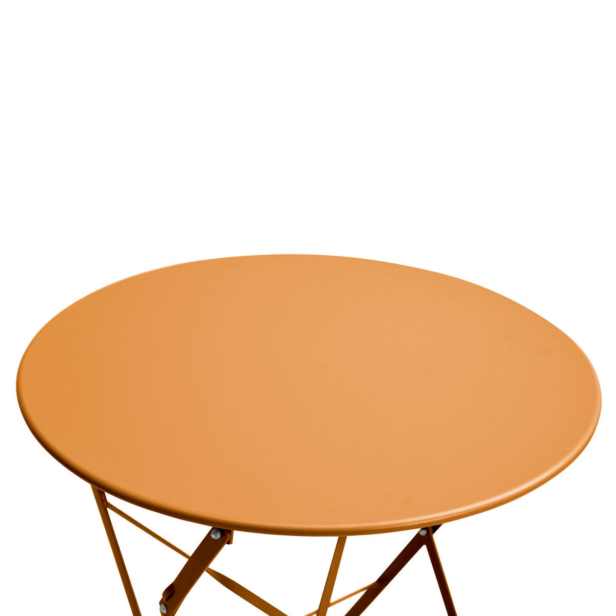 BISTRO-SET BERLIN Metall Orange - Orange, Metall - SVITA