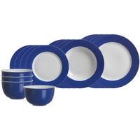 EINSTEIGER-SET Doppio Blau 16er Set - Blau, Keramik (1/1/1cm) - Ritzenhoff Breker