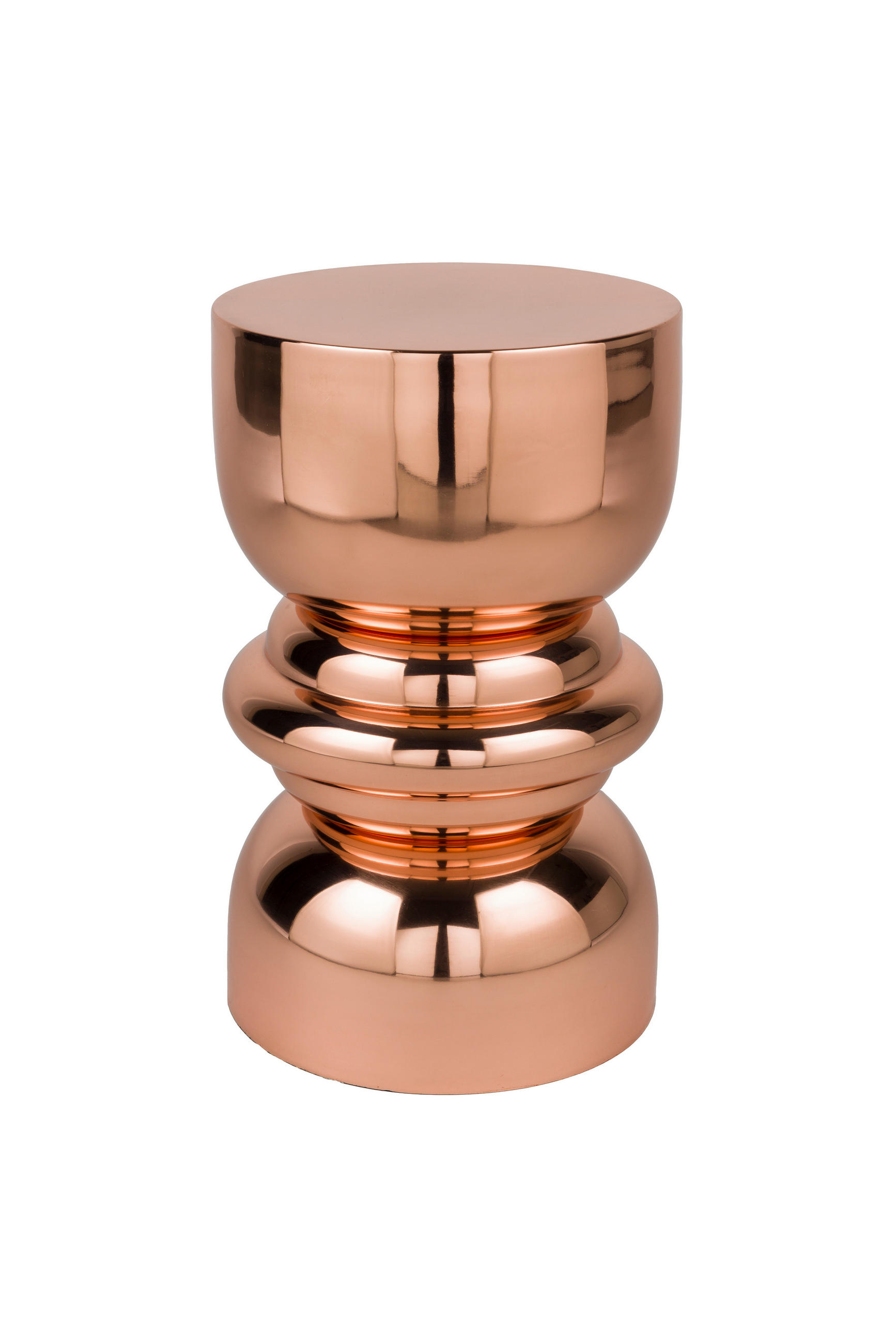 BEISTELLTISCH Kinga - Bronze - 29.5/29.5/48 cm - Bronzefarben, Metall (29.5/29.5/48cm)