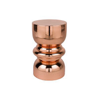 BEISTELLTISCH Kinga - Bronze - 29.5/29.5/48 cm - Bronzefarben, Metall (29.5/29.5/48cm)