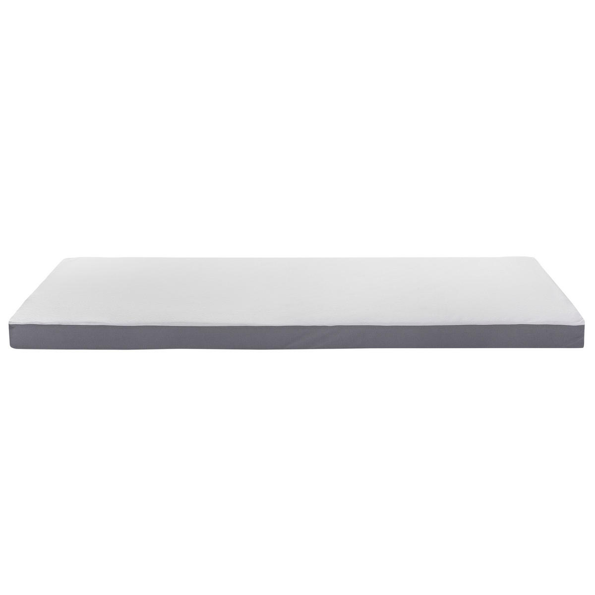 PĚNOVÁ MATRACE střední 80/200/10 cm Piccolo - bílá, textil (80/200cm) - Beliani