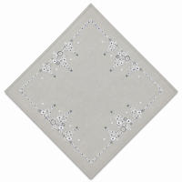 TISCHDECKE 85/85 cm Tannenbaum Natur Weihnachten - Naturfarben, Textil (85/85cm) - TiborTex