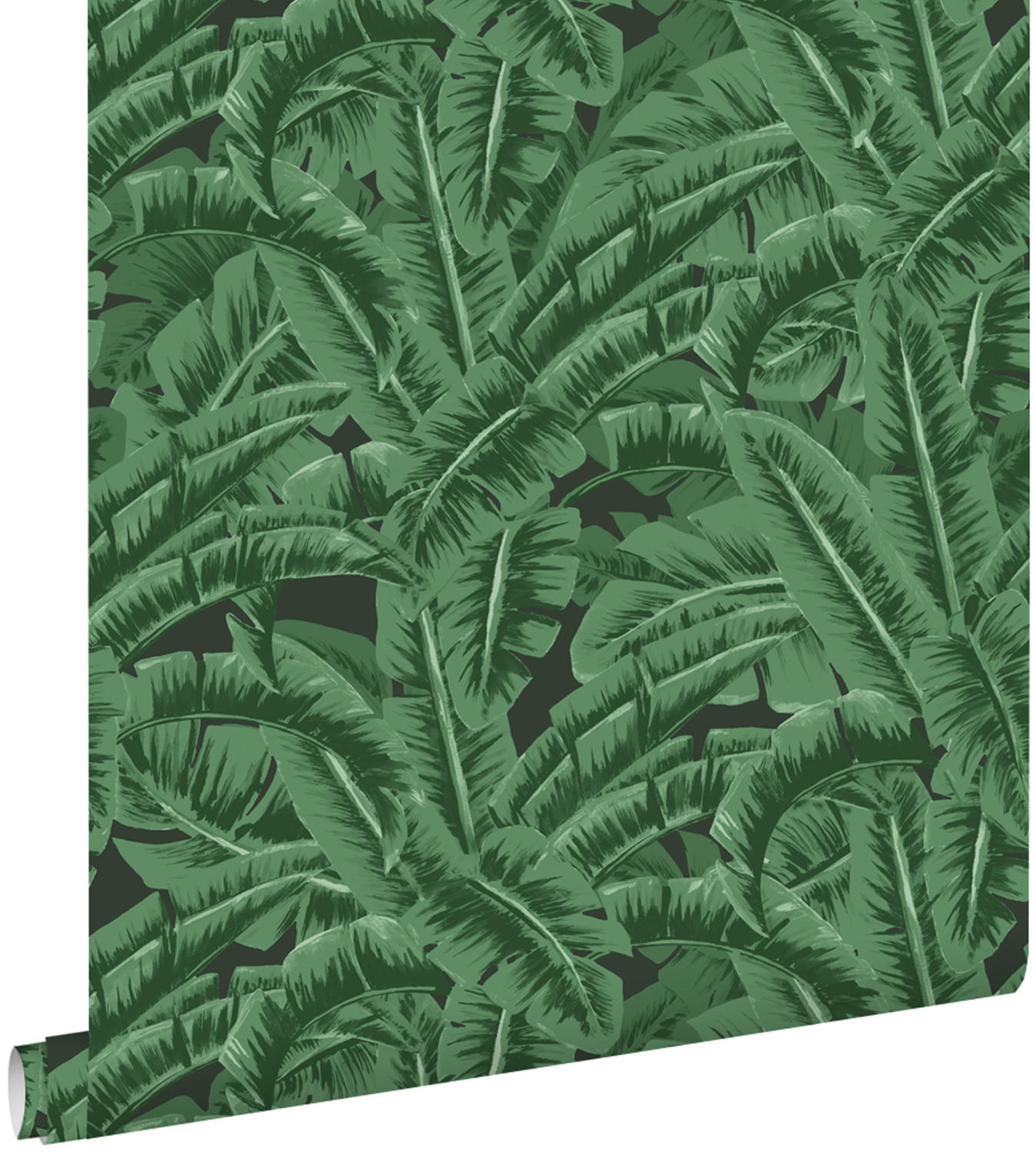 TAPETE Bananenblätter 53 cm x 10.05 m - Grün, Papier (53/1000cm) - ESTAhome