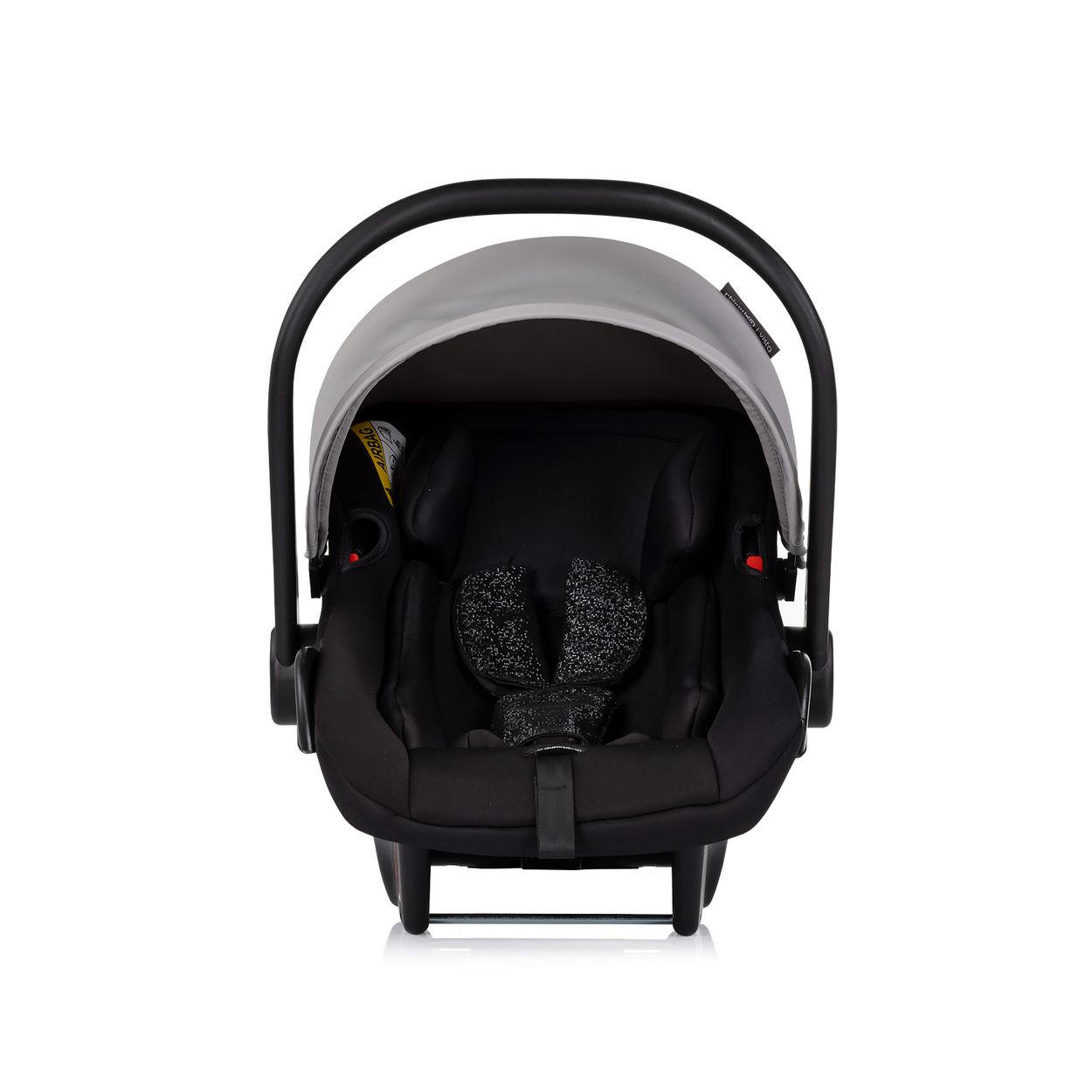 BABYSCHALE SET Vista grau Station Vista i-Size (40-87cm) verstellbar - Grau, Kunststoff (43/56/60cm) - Chipolino