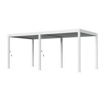 PERGOLA Classic Aluminium freistehend 3 x 6 M weiß - Weiß, Metall (300/255/600cm) - WEIDE