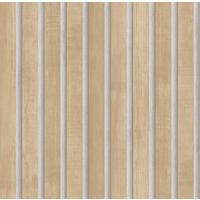TAPETE 3D Holzpaneele 53 cm x 10 m - Braun, Papier (53/1000cm) - Sanders & Sanders